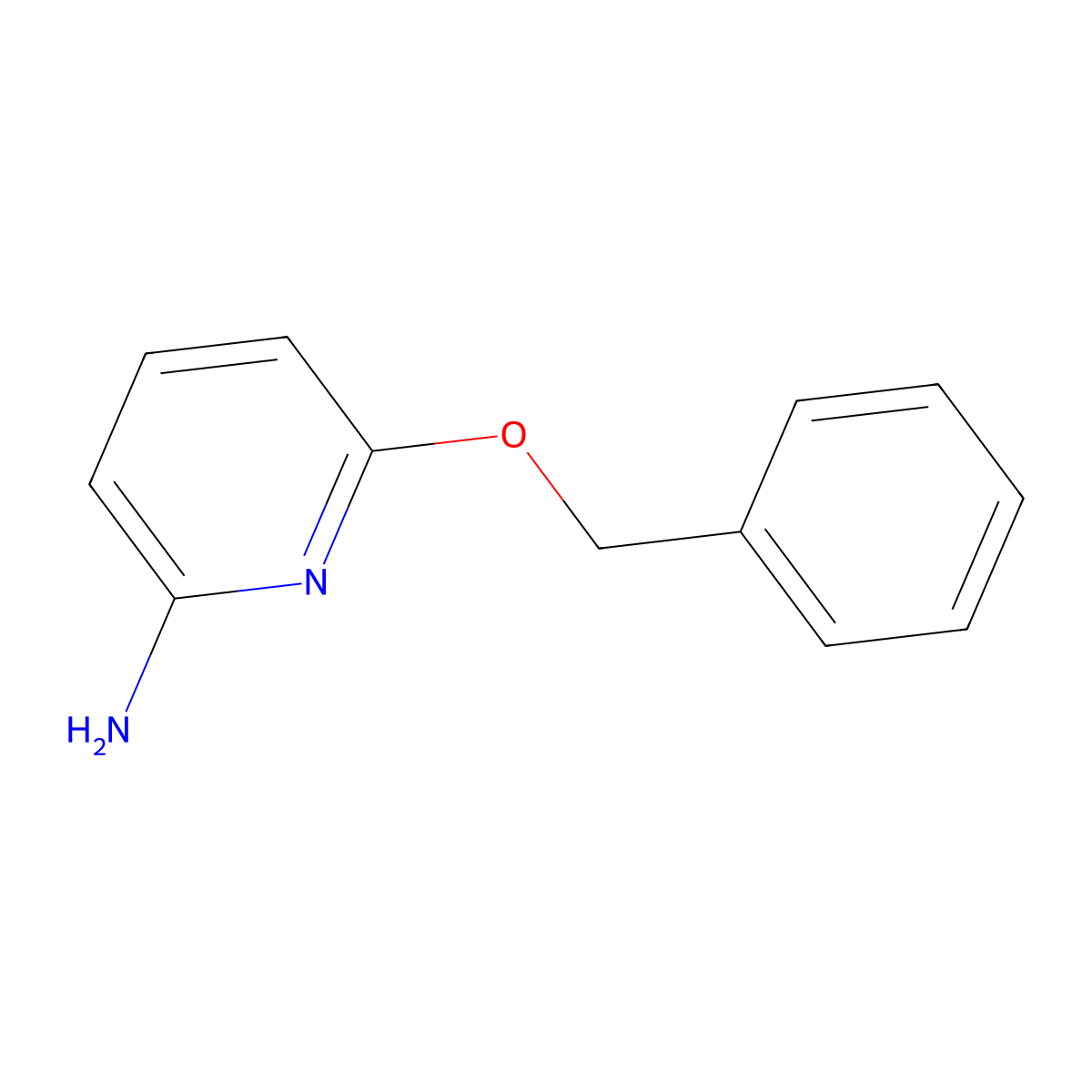 2-Amino-6-benzyloxypyridine molecular structure, CAS 1174626-28-8