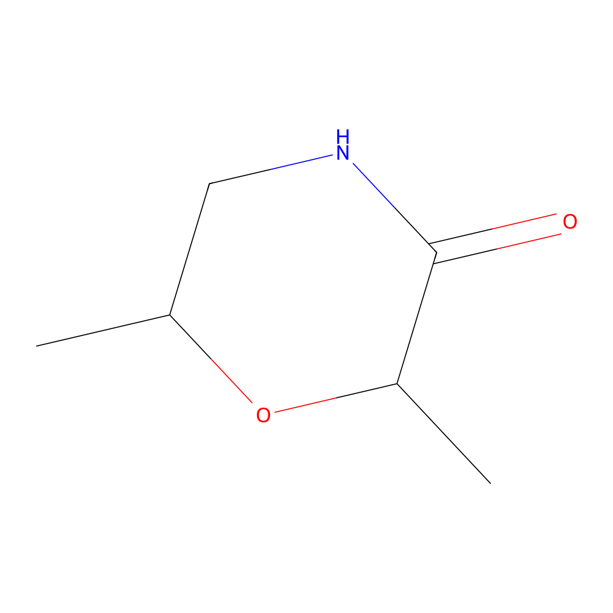 (2S,6S)-2,6-dimethylmorpholin-3-one molecular structure, CAS 117465-51-7