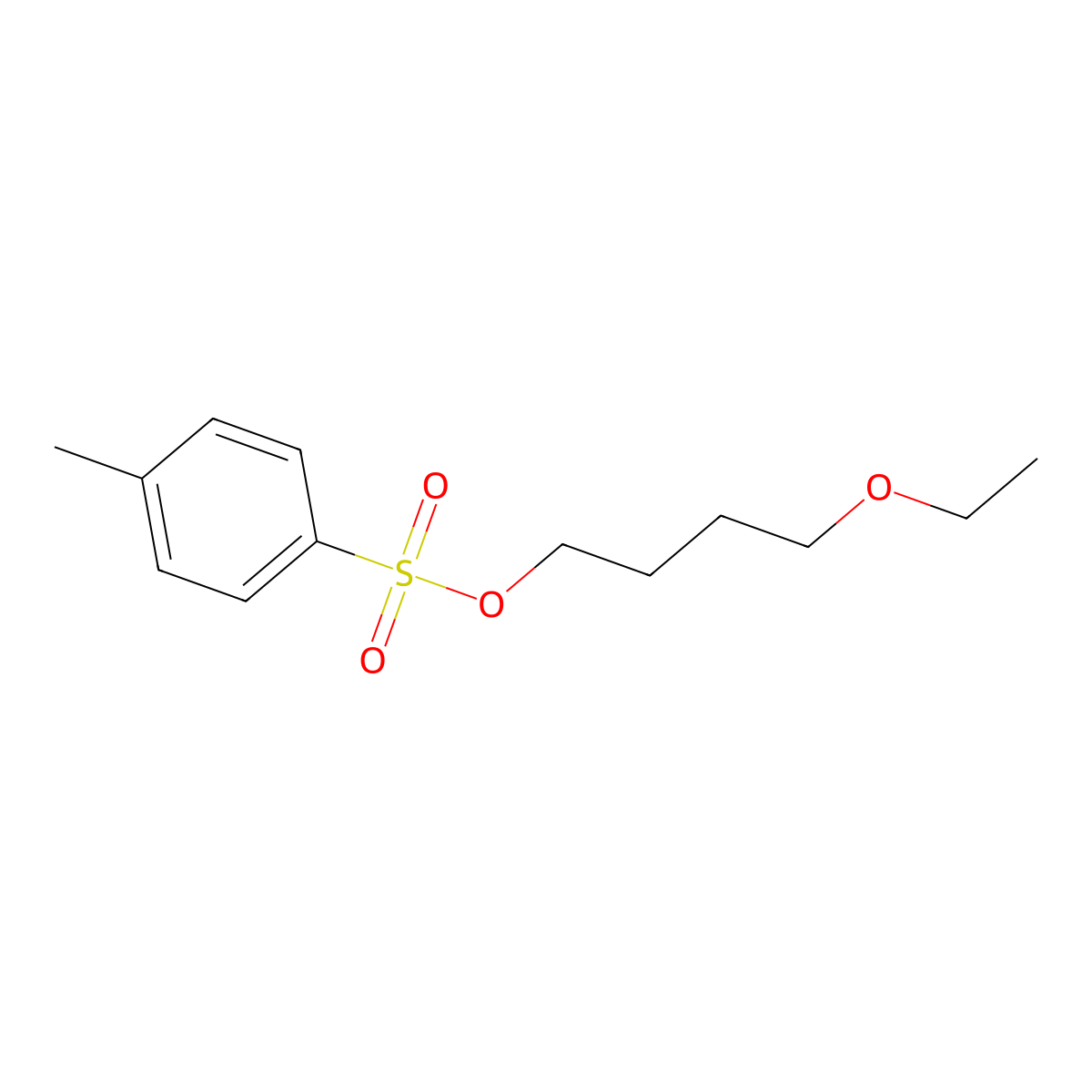 4-Ethoxybutyl 4-methylbenzene-1-sulfonate molecular structure, CAS 1174705-61-3