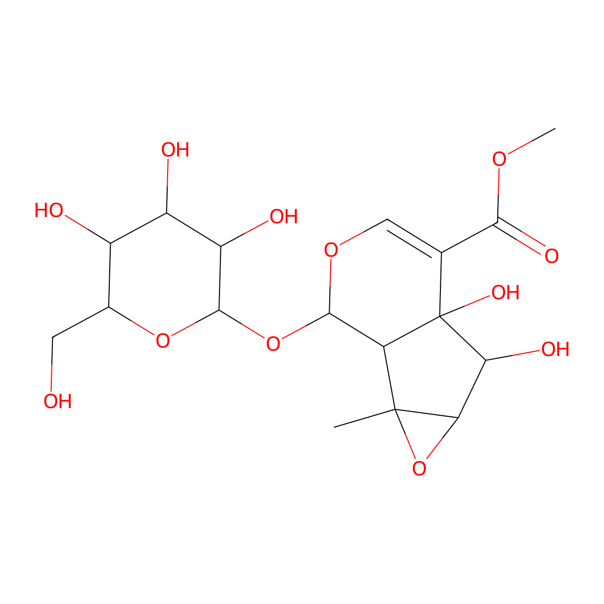 Sesamoside molecular structure, CAS 117479-87-5