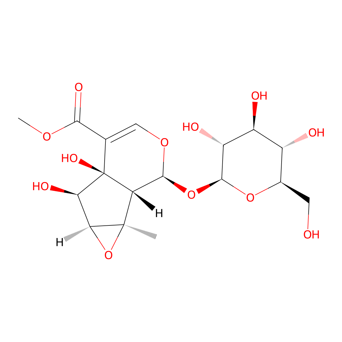 Sesamoside molecular structure, CAS 117479-87-5