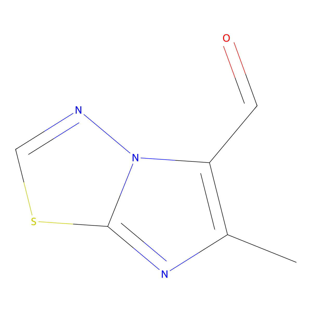 6-Methylimidazo[2,1-b]-1,3,4-thiadiazole-5-carboxaldehyde molecular structure, CAS 1174933-13-1
