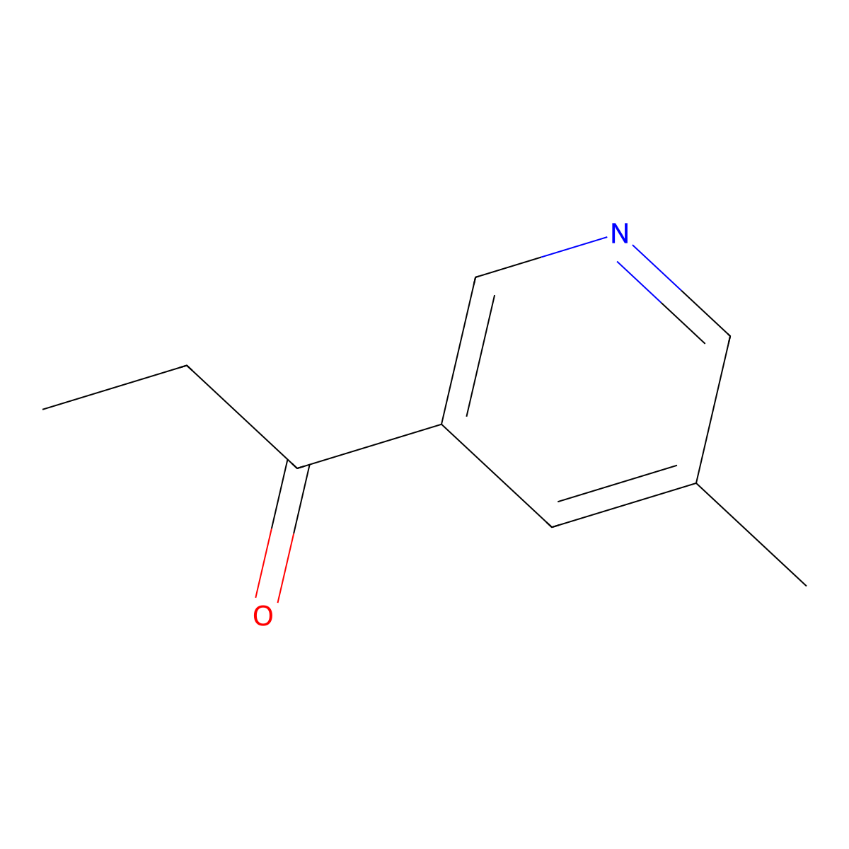 1-(5-Methylpyridin-3-yl)propan-1-one molecular structure, CAS 1174985-74-0