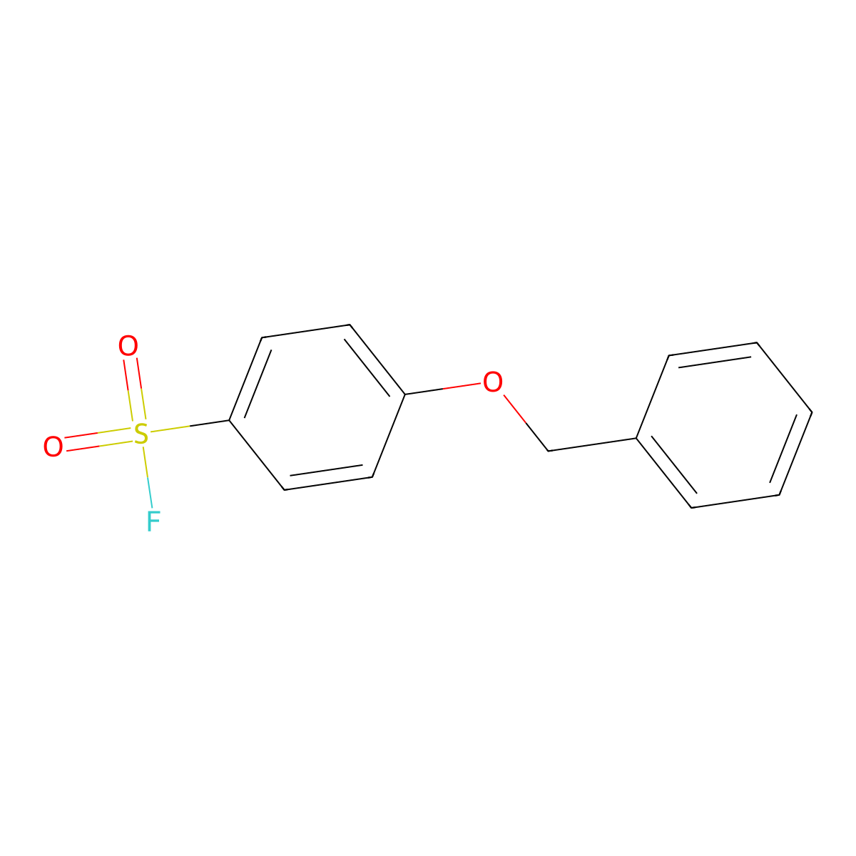 4-(Benzyloxy)benzene-1-sulfonyl fluoride molecular structure, CAS 1174987-30-4