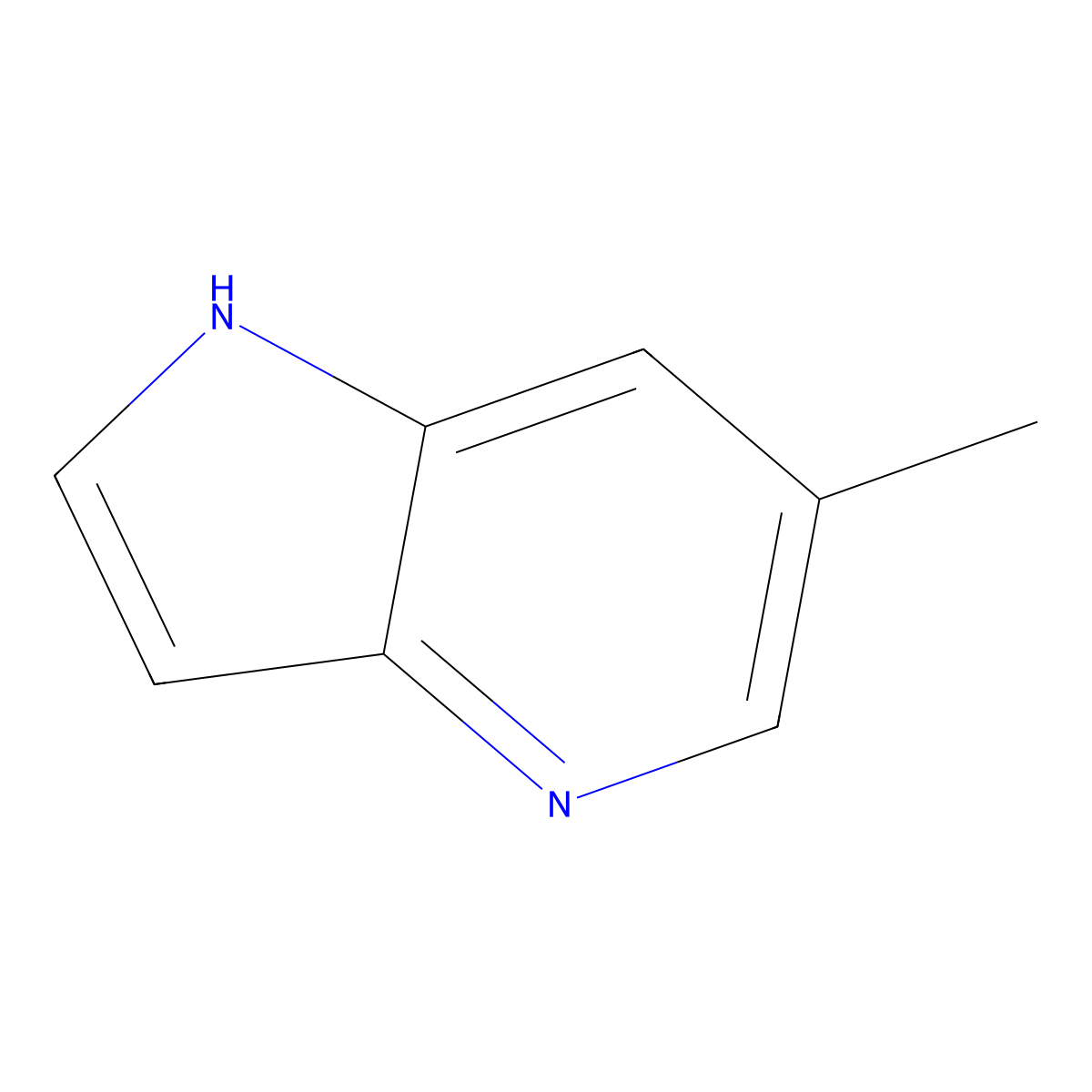 6-Methyl-1H-pyrrolo(3,2-b)pyridine molecular structure, CAS 1175015-76-5
