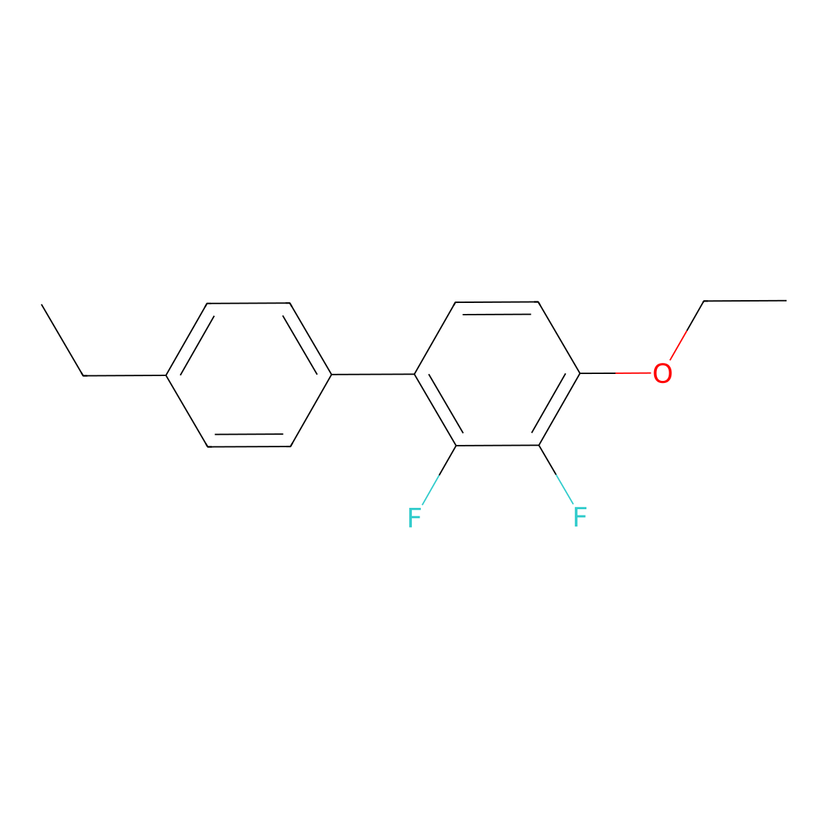 1,1a(2)-Biphenyl, 4-ethoxy-4a(2)-ethyl-2,3-difluoro- molecular structure, CAS 1175133-14-8