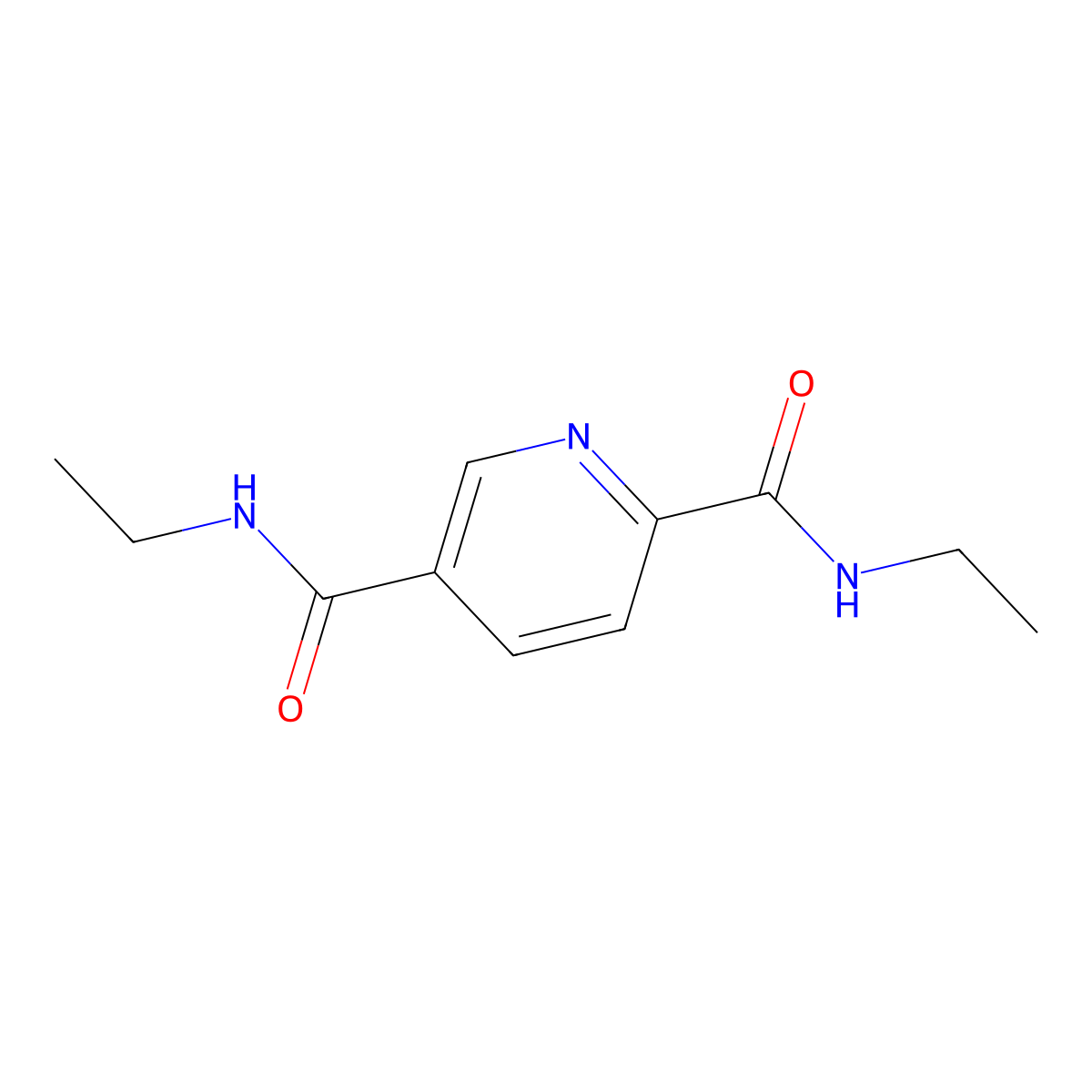 N,N'-diethylpyridine-2,5-dicarboxamide molecular structure, CAS 117517-21-2