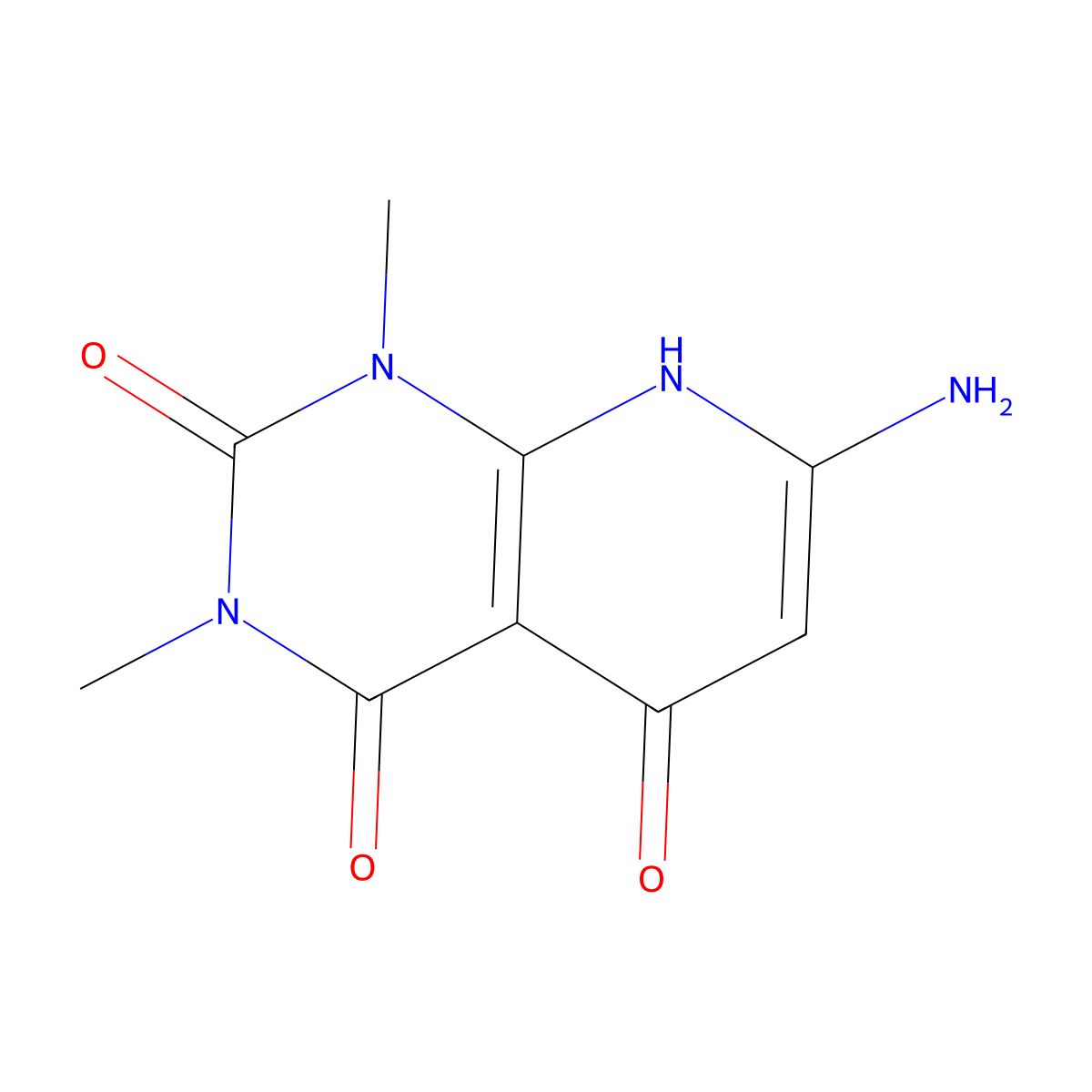 7-Amino-1,3-dimethyl-1h,8h-pyrido[2,3-d]pyrimidine-2,4,5-trione molecular structure, CAS 117525-95-8