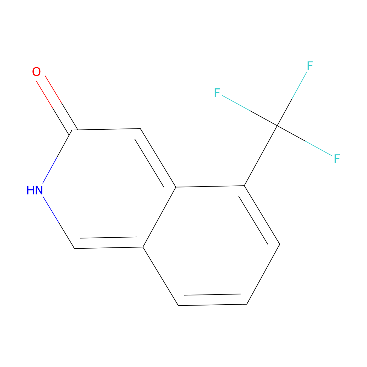 5-(Trifluoromethyl)isoquinolin-3-ol molecular structure, CAS 1175271-58-5