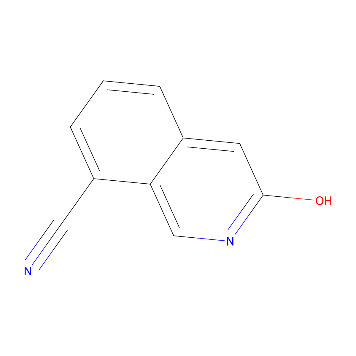 3-Oxo-2,3-dihydroisoquinoline-8-carbonitrile molecular structure, CAS 1175272-54-4