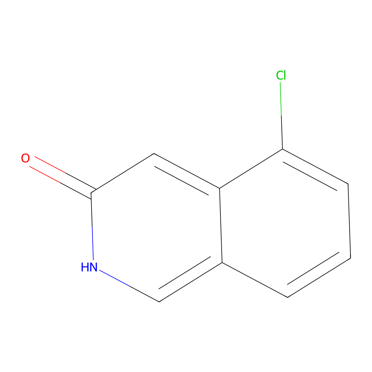 5-Chloroisoquinolin-3-ol molecular structure, CAS 1175272-82-8