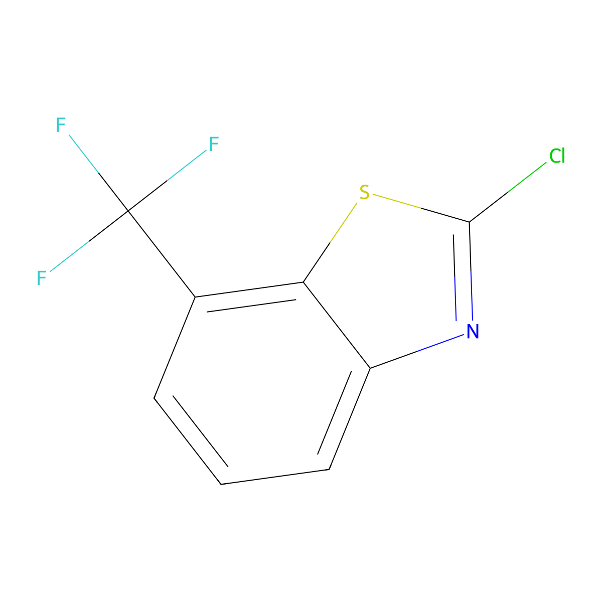2-Chloro-7-(trifluoromethyl)benzo[d]thiazole molecular structure, CAS 1175277-66-3