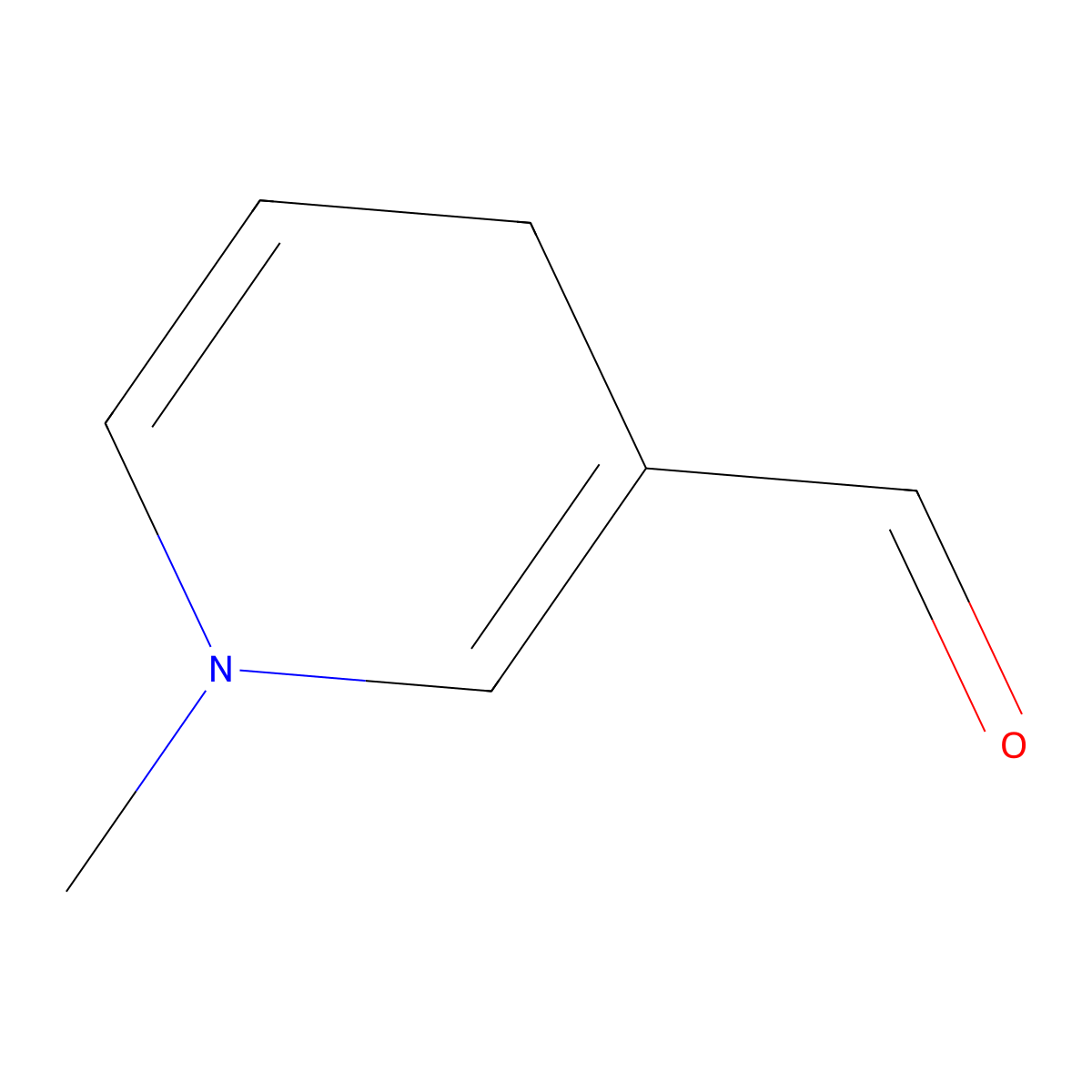 1-Methyl-1,4-dihydropyridine-3-carbaldehyde molecular structure, CAS 117539-14-7