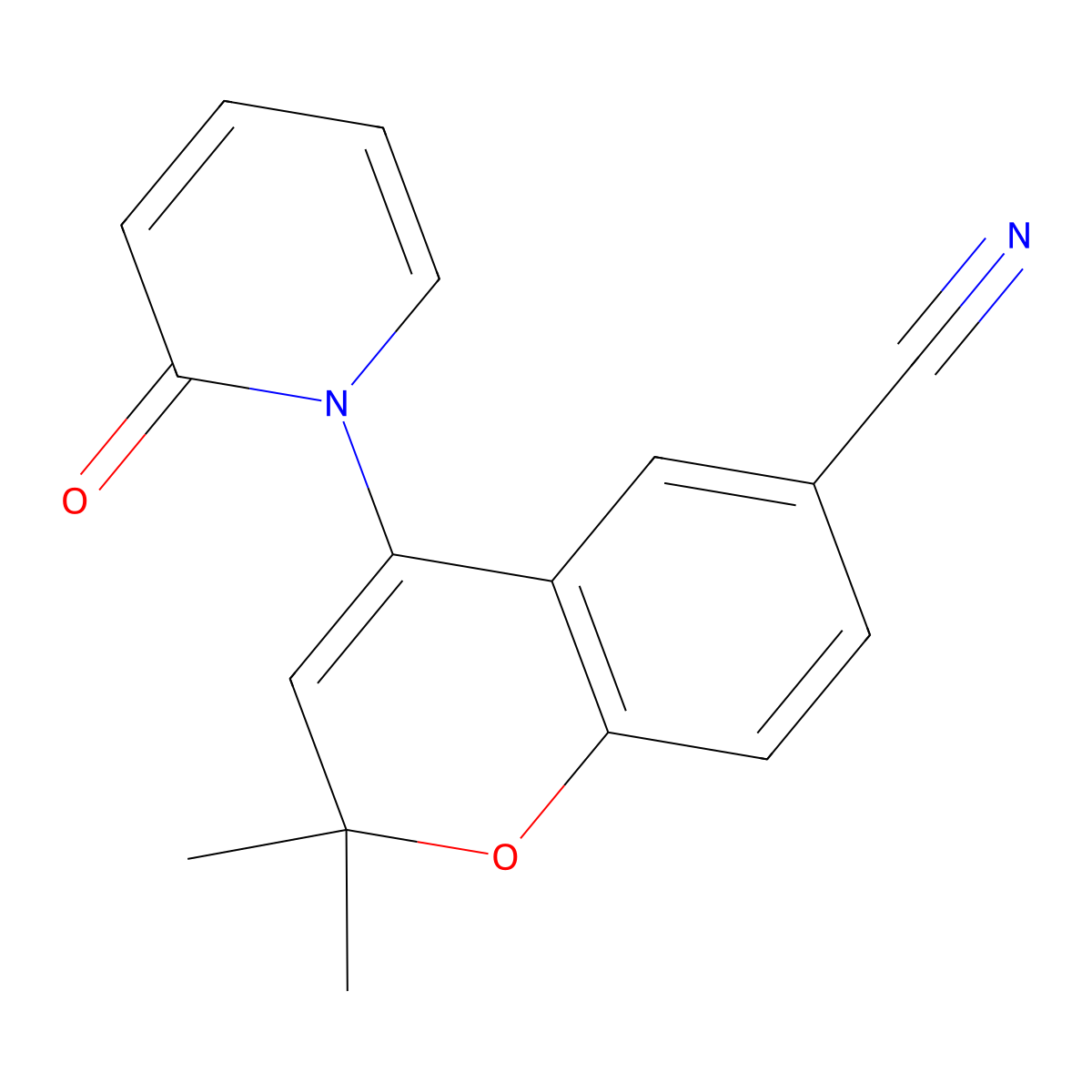 Bimakalim molecular structure, CAS 117545-11-6