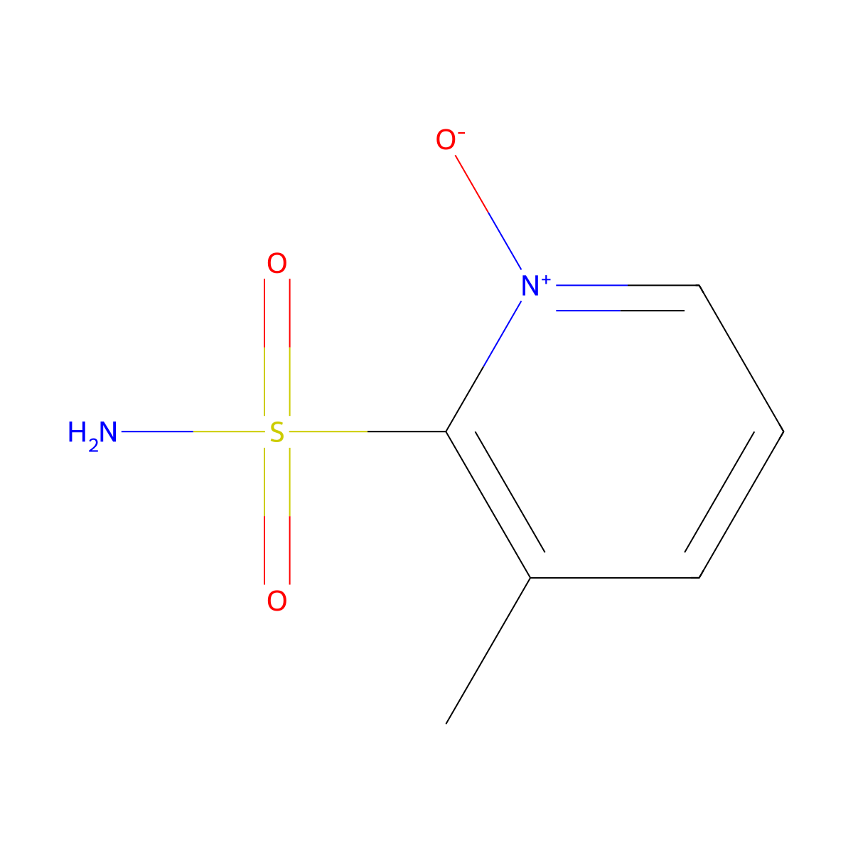 3-Methylpyridine-2-sulfonamide 1-oxide molecular structure, CAS 117551-15-2