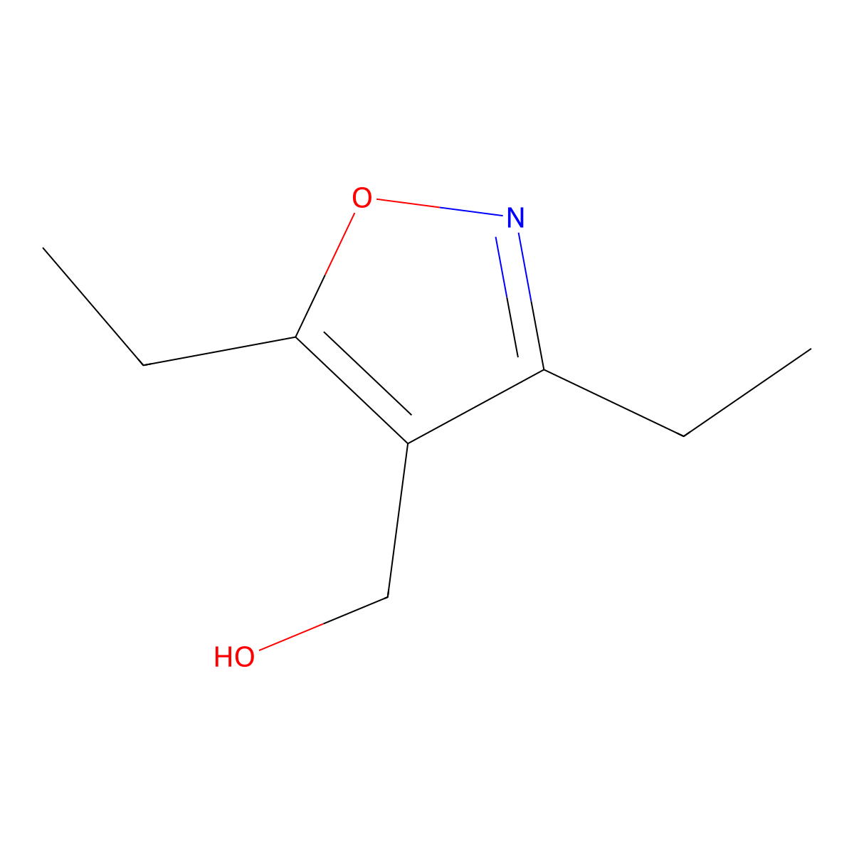 (3,5-Diethyl-1,2-oxazol-4-yl)methanol molecular structure, CAS 1175628-08-6