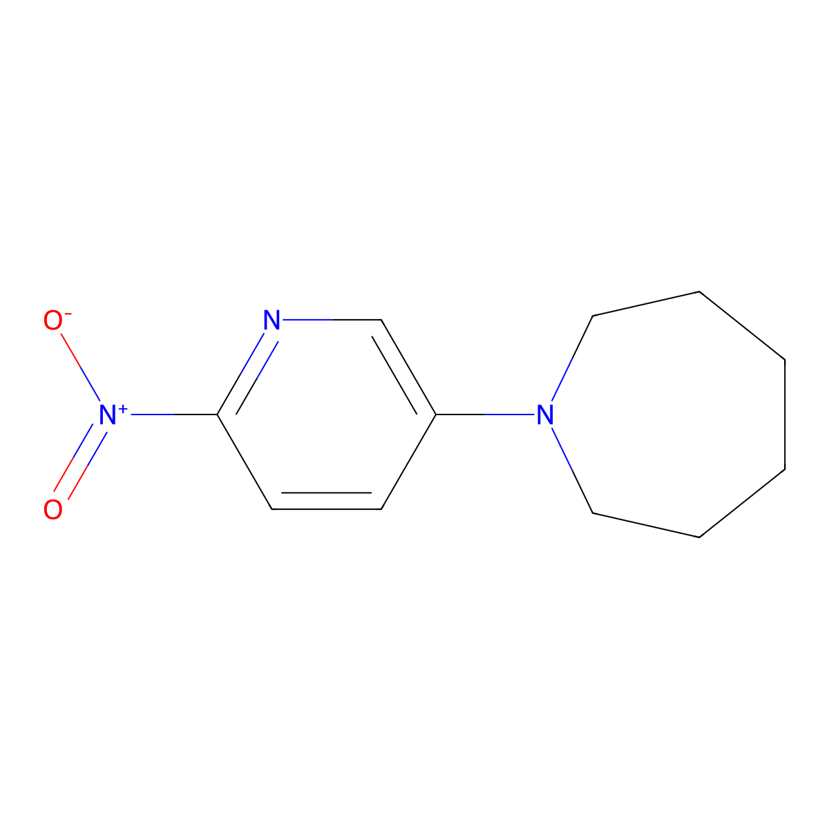 1-(6-Nitropyridin-3-yl)azepane molecular structure, CAS 1175628-58-6