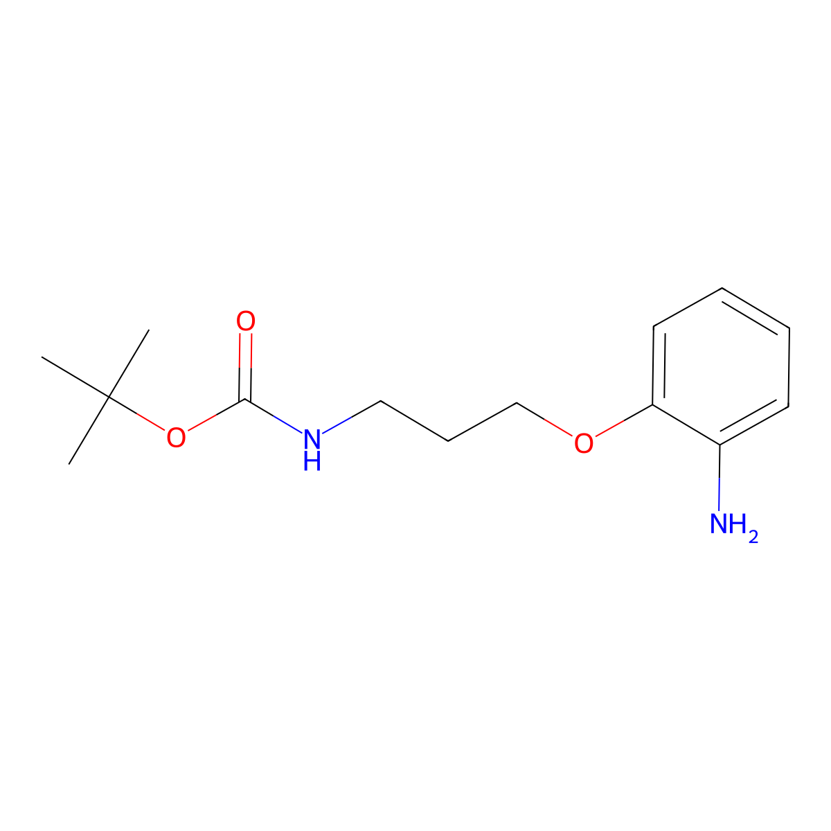 2-[3-(Boc-amino)propyloxyl]aniline molecular structure, CAS 1175649-65-6