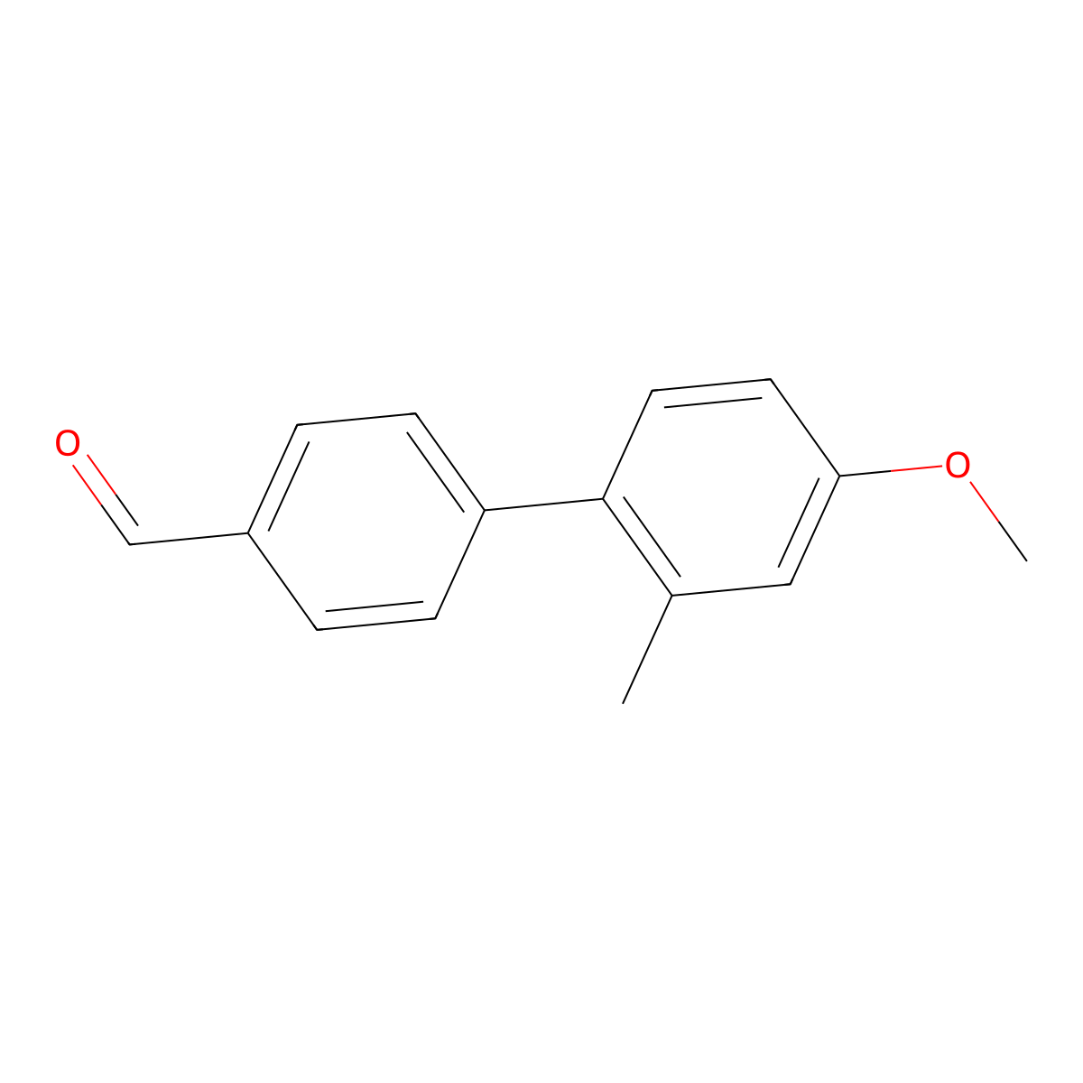 4'-methoxy-2'-methyl-[1,1'-Biphenyl]-4-carboxaldehyde molecular structure, CAS 1175655-01-2