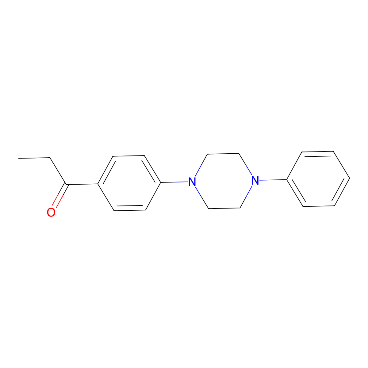 1-(4-(4-Phenylpiperazin-1-YL)phenyl)propan-1-one molecular structure, CAS 1175699-69-0