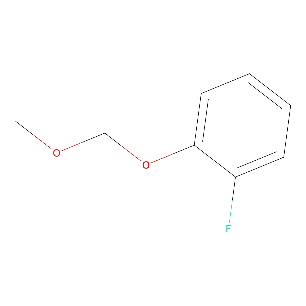 1-Fluoro-2-(methoxymethoxy)benzene molecular structure, CAS 117570-31-7
