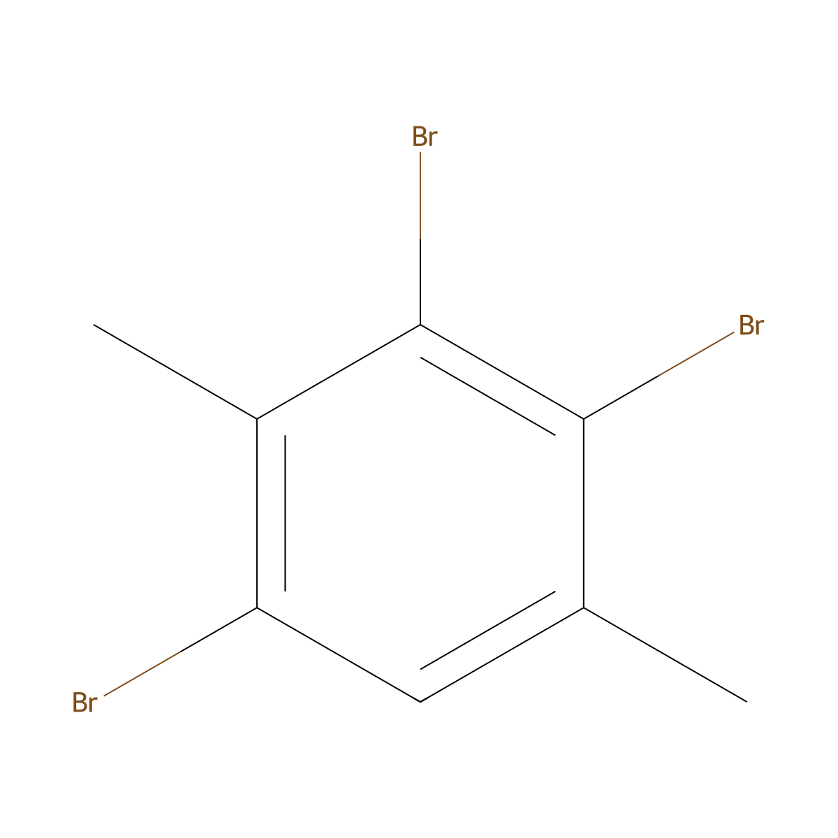 1,3,4-Tribromo-2,5-dimethylbenzene molecular structure, CAS 117572-80-2