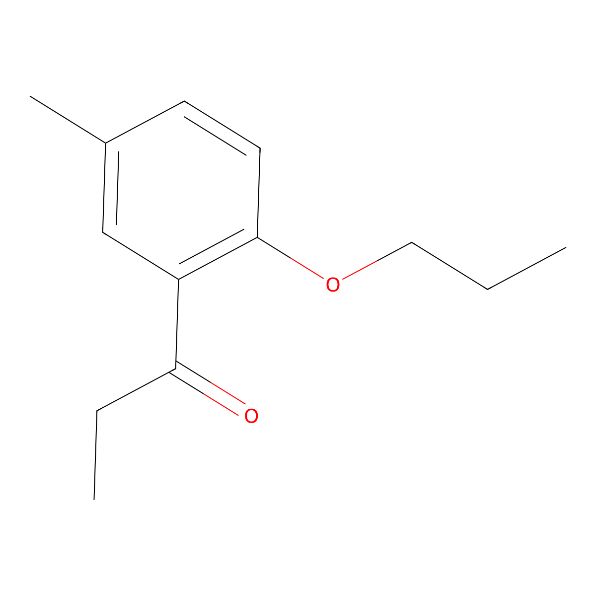 1-(5-Methyl-2-propoxyphenyl)propan-1-one molecular structure, CAS 1175745-09-1