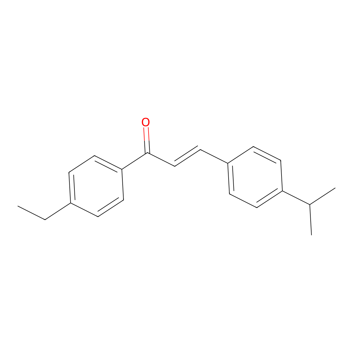 (2E)-1-(4-Ethylphenyl)-3-[4-(propan-2-yl)phenyl]prop-2-en-1-one molecular structure, CAS 1175756-83-8
