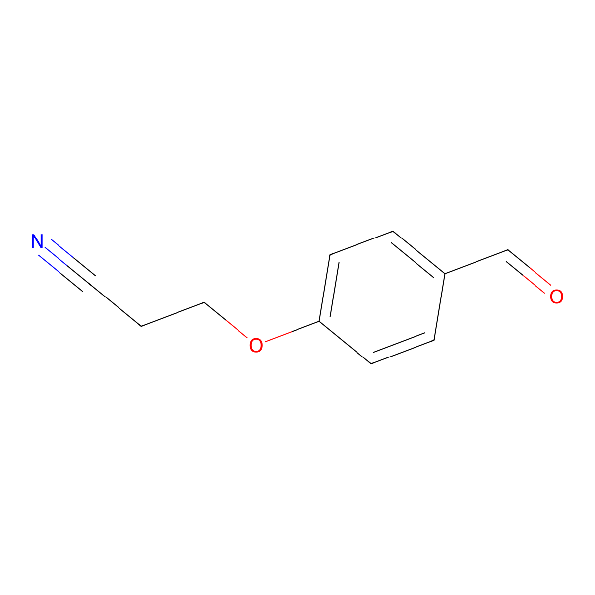3-(4-Formylphenoxy)propanenitrile molecular structure, CAS 1175880-44-0