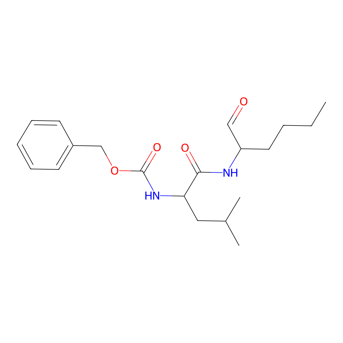 Calpeptin molecular structure, CAS 117591-20-5