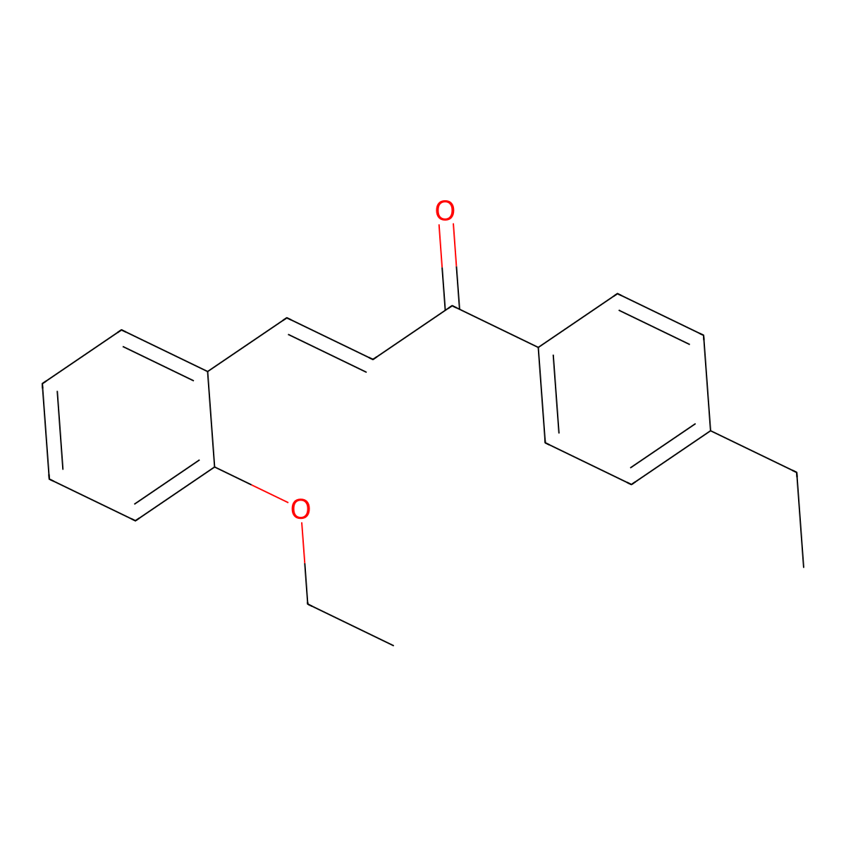 (2E)-3-(2-Ethoxyphenyl)-1-(4-ethylphenyl)prop-2-en-1-one molecular structure, CAS 1175989-07-7