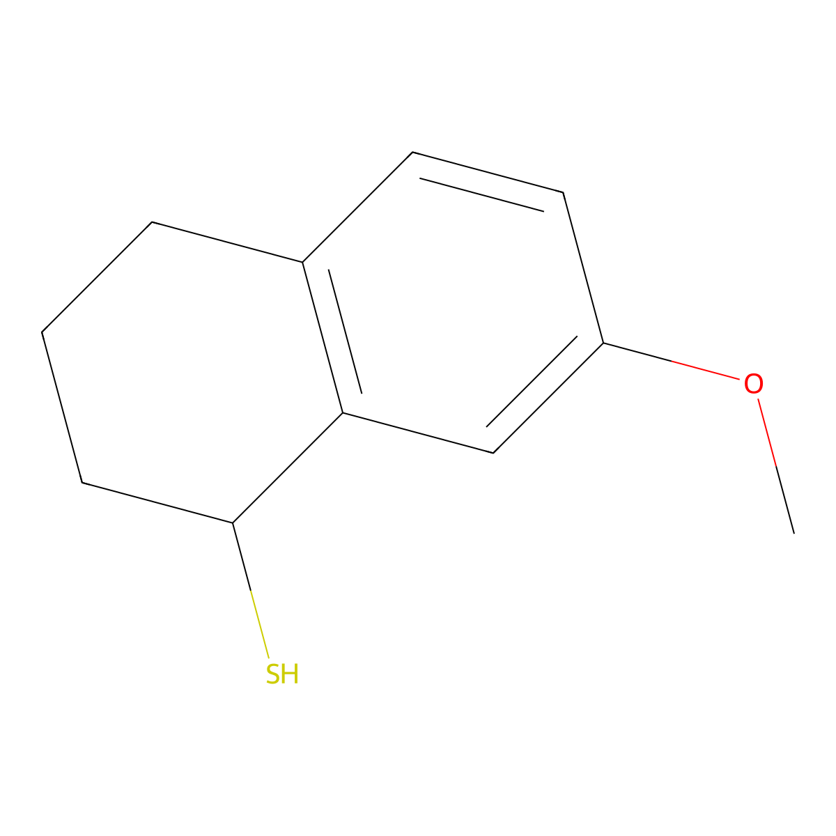 7-Methoxy-1,2,3,4-tetrahydronaphthalene-1-thiol molecular structure, CAS 1176016-52-6