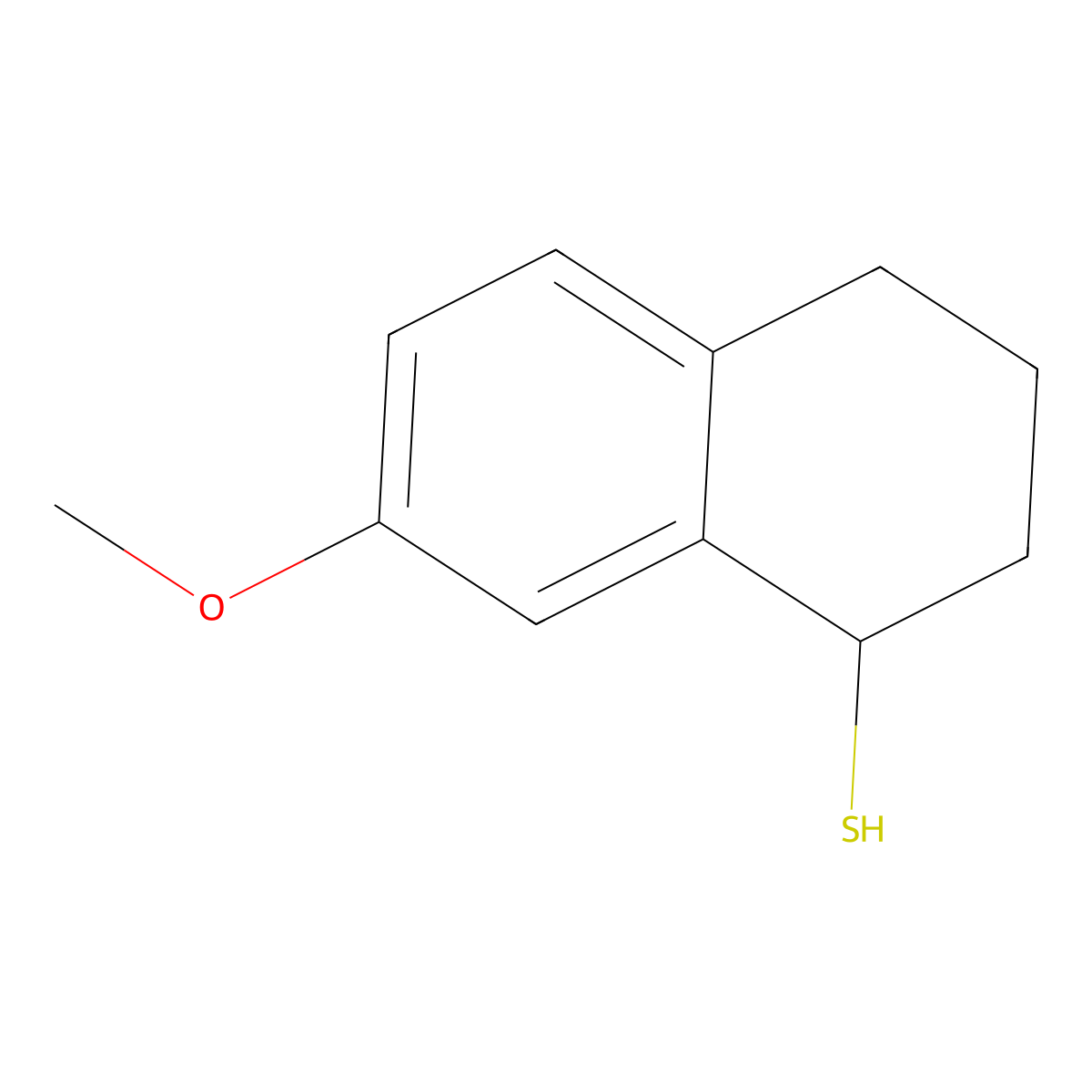 7-Methoxy-1,2,3,4-tetrahydronaphthalene-1-thiol molecular structure, CAS 1176016-52-6