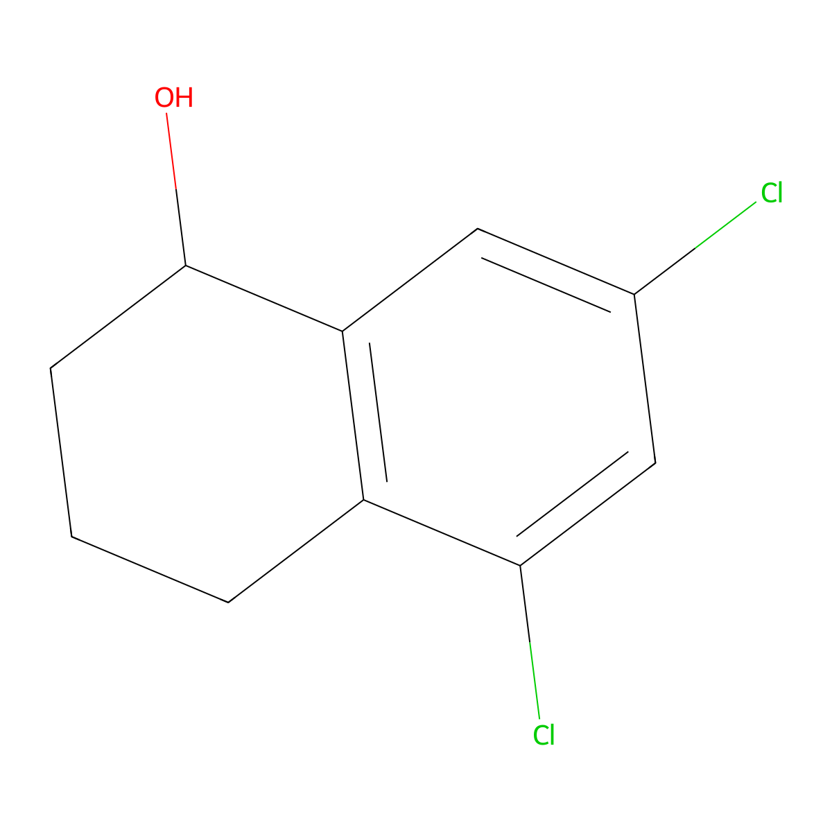 5,7-Dichloro-1,2,3,4-tetrahydronaphthalen-1-ol molecular structure, CAS 1176099-74-3