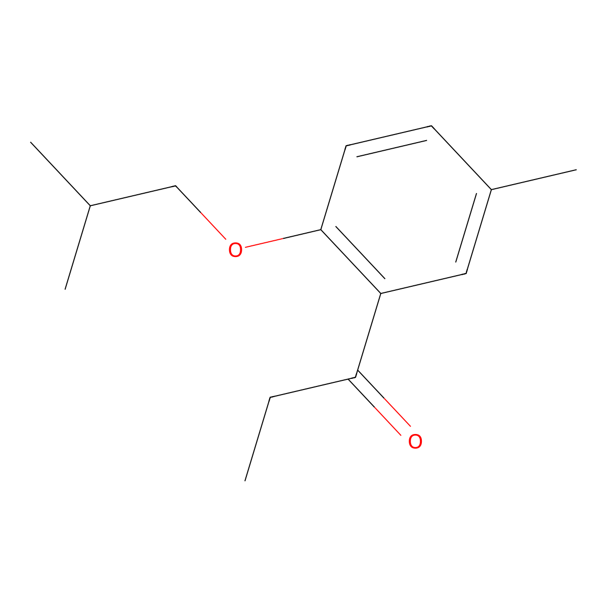 2'-iso-Butoxy-5'-methylpropiophenone molecular structure, CAS 1176114-12-7
