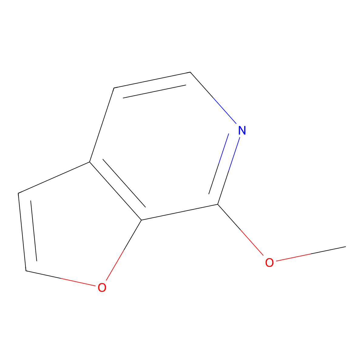 7-Methoxyfuro[2,3-C]pyridine molecular structure, CAS 117612-53-0