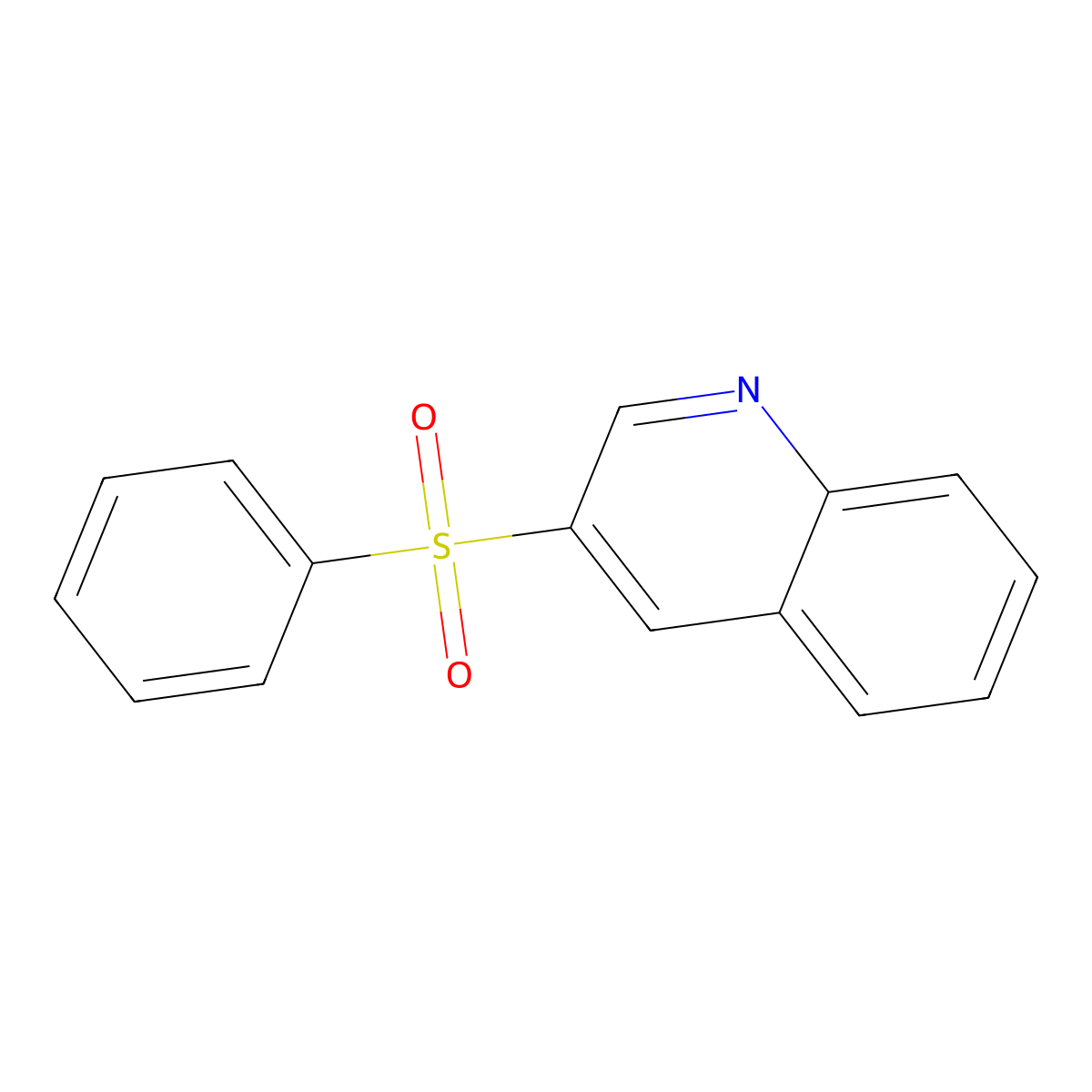 3-(Benzenesulfonyl)quinoline molecular structure, CAS 117620-35-6