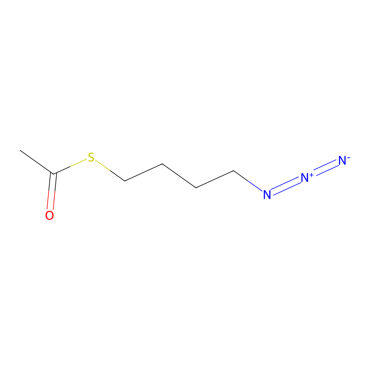 S-(4-Azidobutyl)thioacetate molecular structure, CAS 1176244-22-6