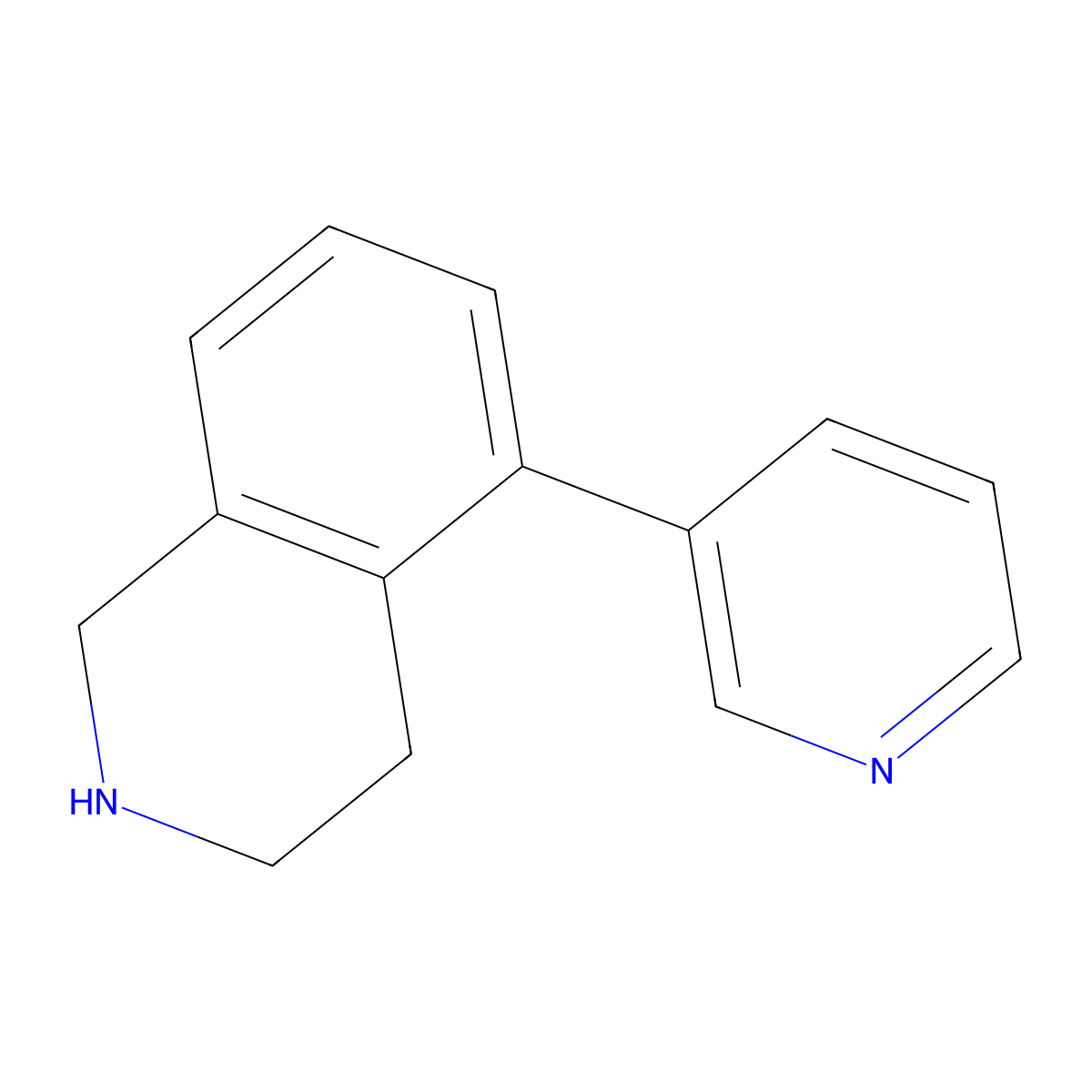 5-Pyridin-3-yl-1,2,3,4-tetrahydro-isoquinoline molecular structure, CAS 1176415-26-1