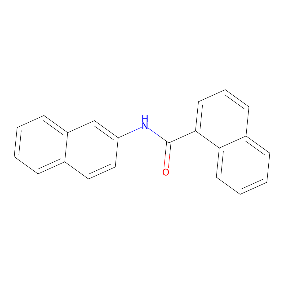 N-(2-Naphthyl)-1-naphthalenecarboxamide molecular structure, CAS 117645-21-3