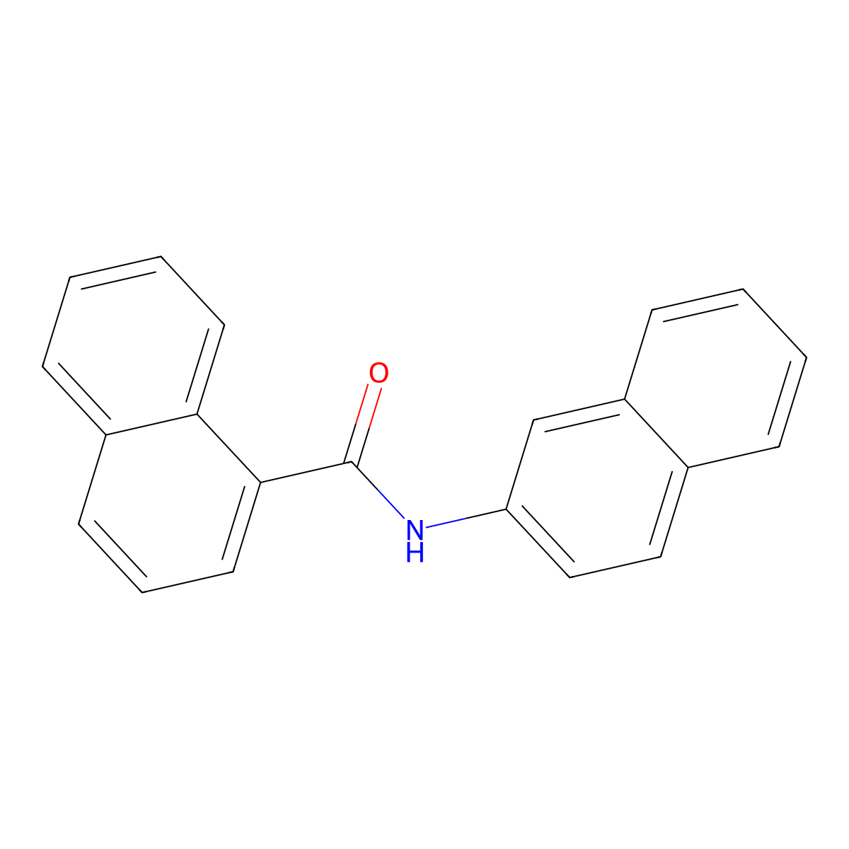 N-(2-Naphthyl)-1-naphthalenecarboxamide molecular structure, CAS 117645-21-3