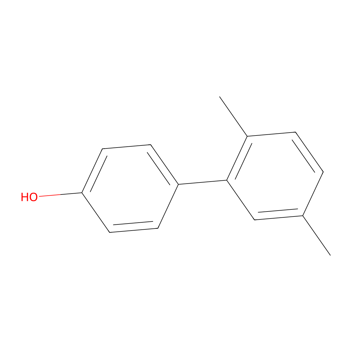 4-(2,5-Dimethylphenyl)phenol molecular structure, CAS 1176451-92-5