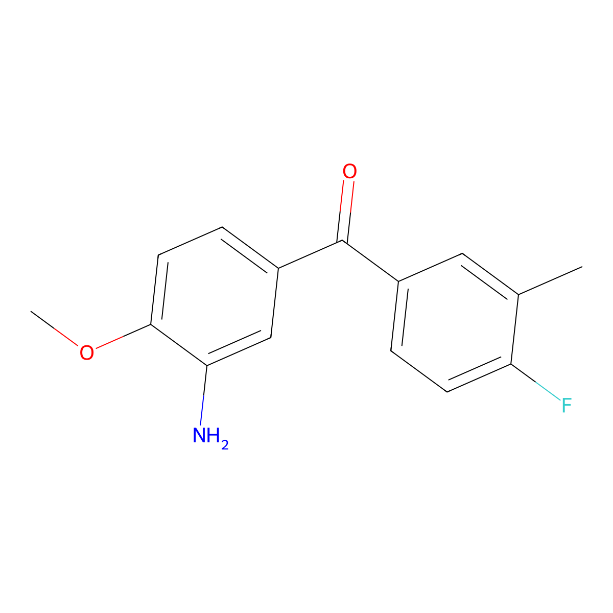 5-(4-Fluoro-3-methylbenzoyl)-2-methoxyaniline molecular structure, CAS 1176453-80-7