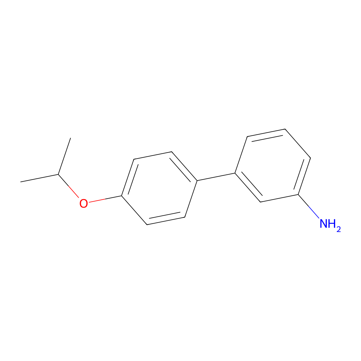 4'-Isopropoxy-[1,1'-biphenyl]-3-amine molecular structure, CAS 1176461-57-6