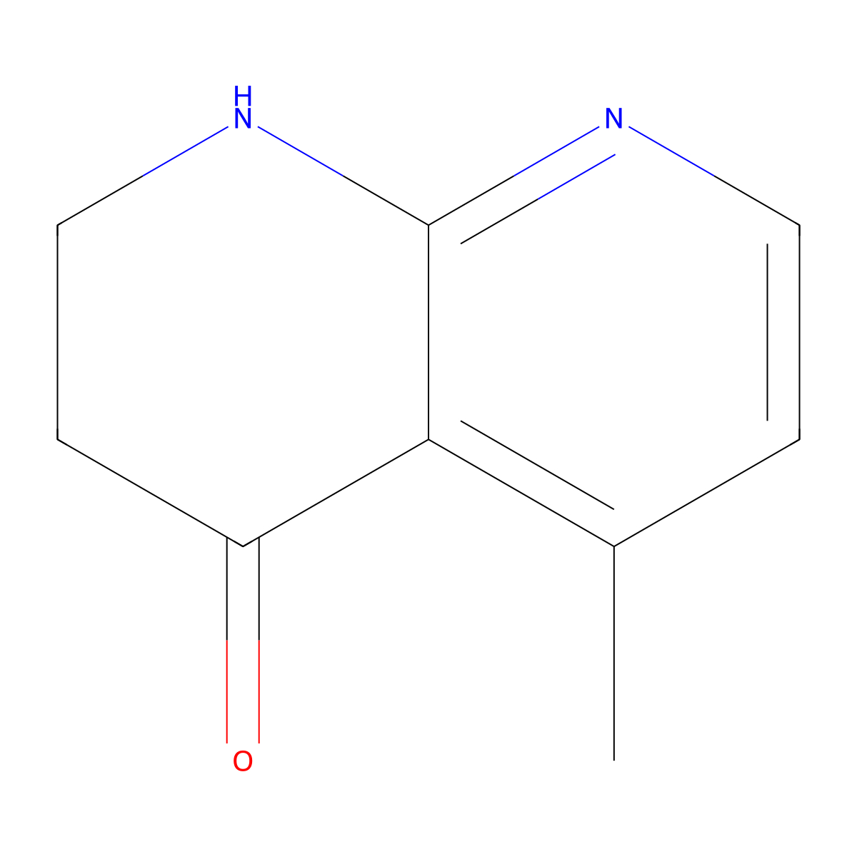 5-methyl-2,3-dihydro-1,8-naphthyridin-4(1H)-one molecular structure, CAS 1176517-83-1