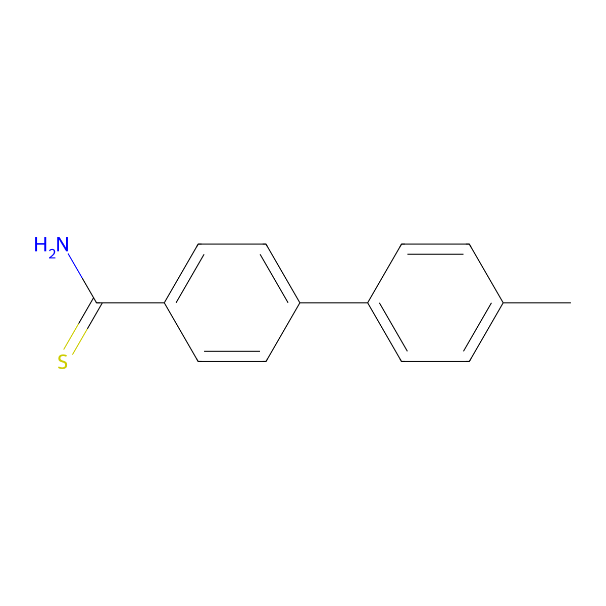 4'-Methylbiphenyl-4-thiocarboxamide molecular structure, CAS 1176544-48-1