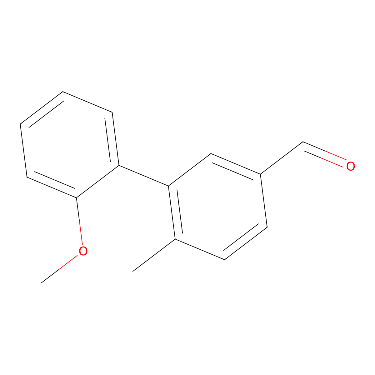 2'-Methoxy-6-methyl[1,1'-biphenyl]-3-carboxaldehyde molecular structure, CAS 1176586-38-1