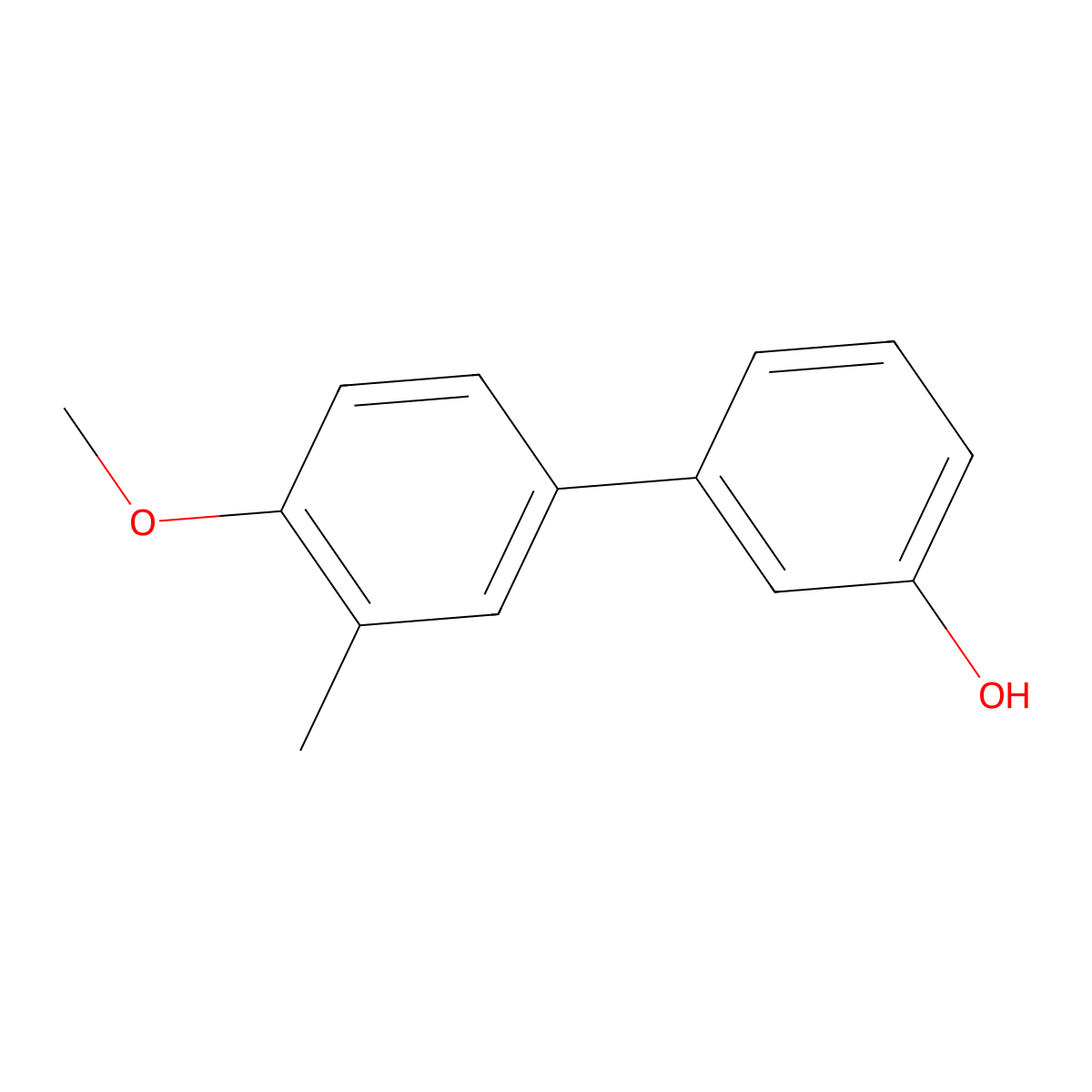 3-(4-Methoxy-3-methylphenyl)phenol molecular structure, CAS 1176590-49-0