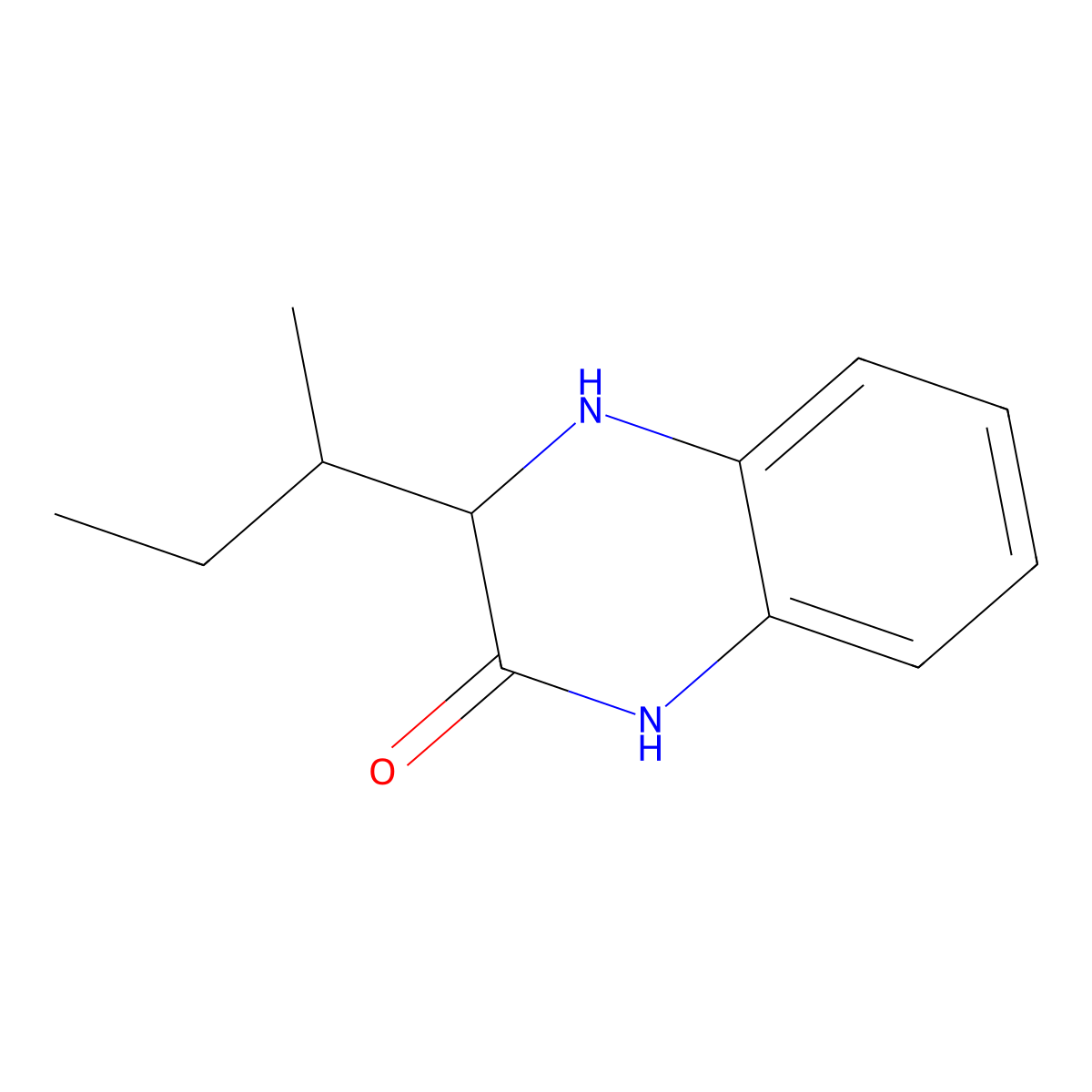 (S)-3-((S)-sec-Butyl)-3,4-dihydroquinoxalin-2(1H)-one molecular structure, CAS 1176625-91-4