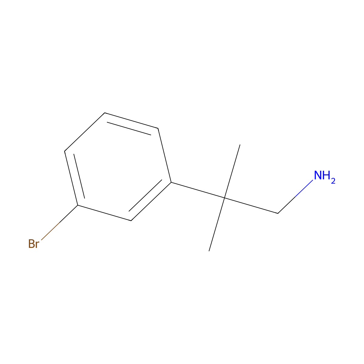 3-Bromo-beta,beta-dimethylbenzeneethanamine molecular structure, CAS 1176667-93-8